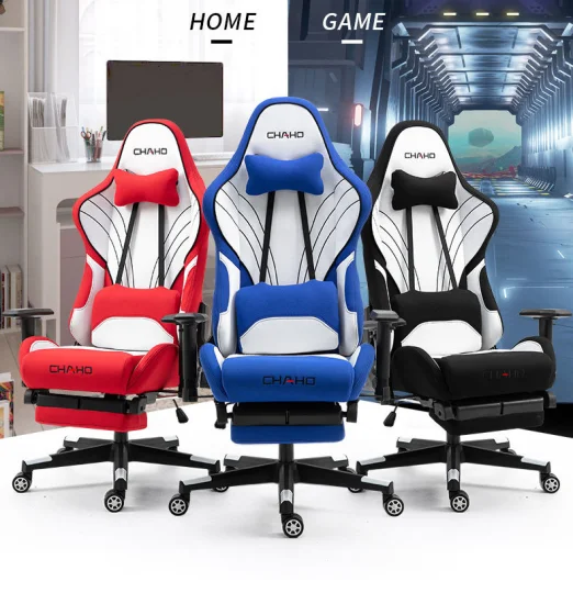 2023 Высококачественная эргономичная ткань Silla Gamer, компьютерное игровое кресло, гоночные игровые стулья