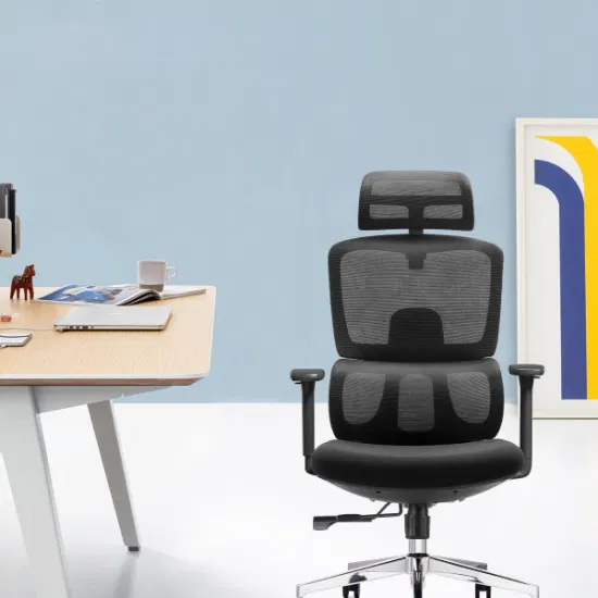 Доступное эргономичное поворотное офисное кресло с двойной спинкой из сетки